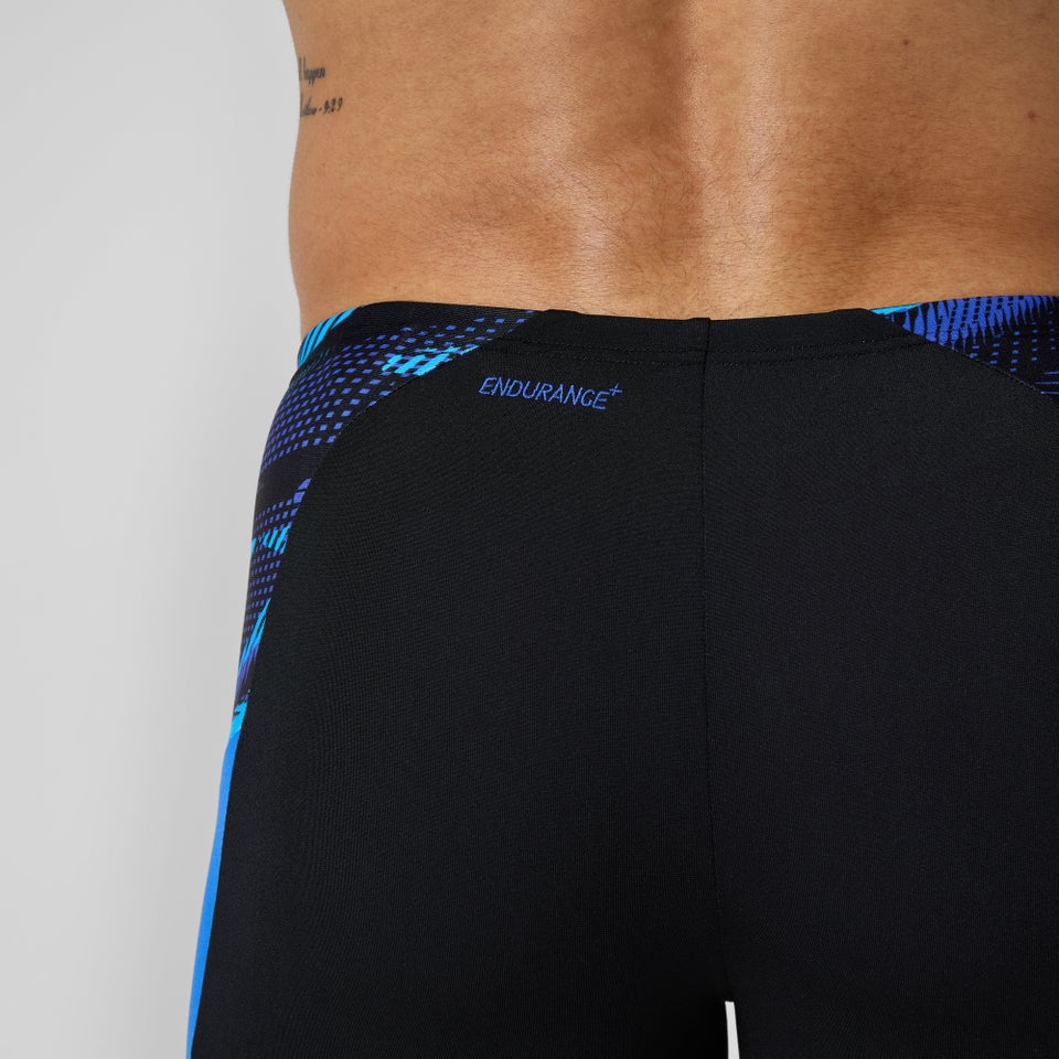 Endurance+ Max Splice-Schwimmhose Schwarz/Blau für Herren