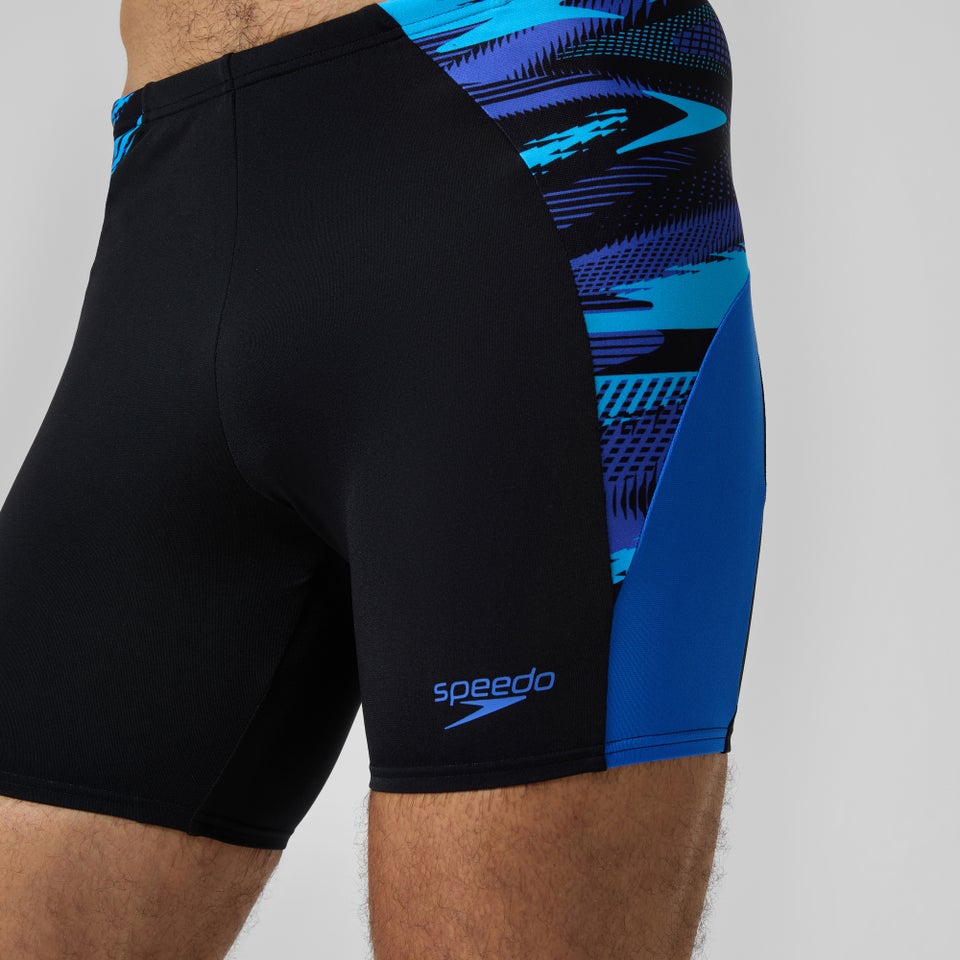 Endurance+ Max Splice-Schwimmhose Schwarz/Blau für Herren