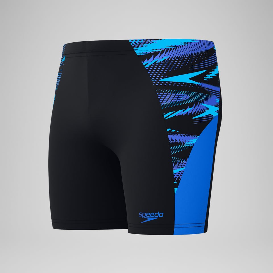 Endurance+ Max Splice-Schwimmhose Schwarz/Blau für Herren