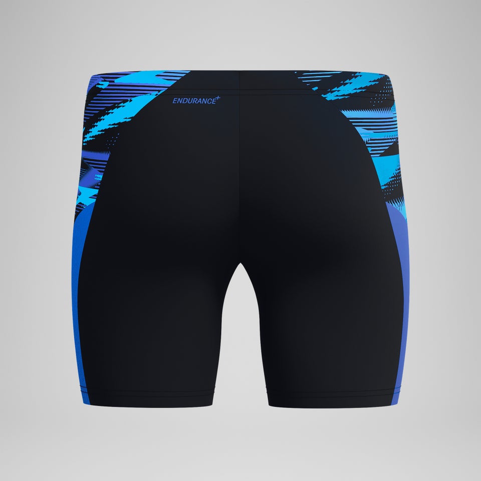 Endurance+ Max Splice-Schwimmhose Schwarz/Blau für Herren