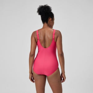 Women's Shaping Cross Knot One Piece Red