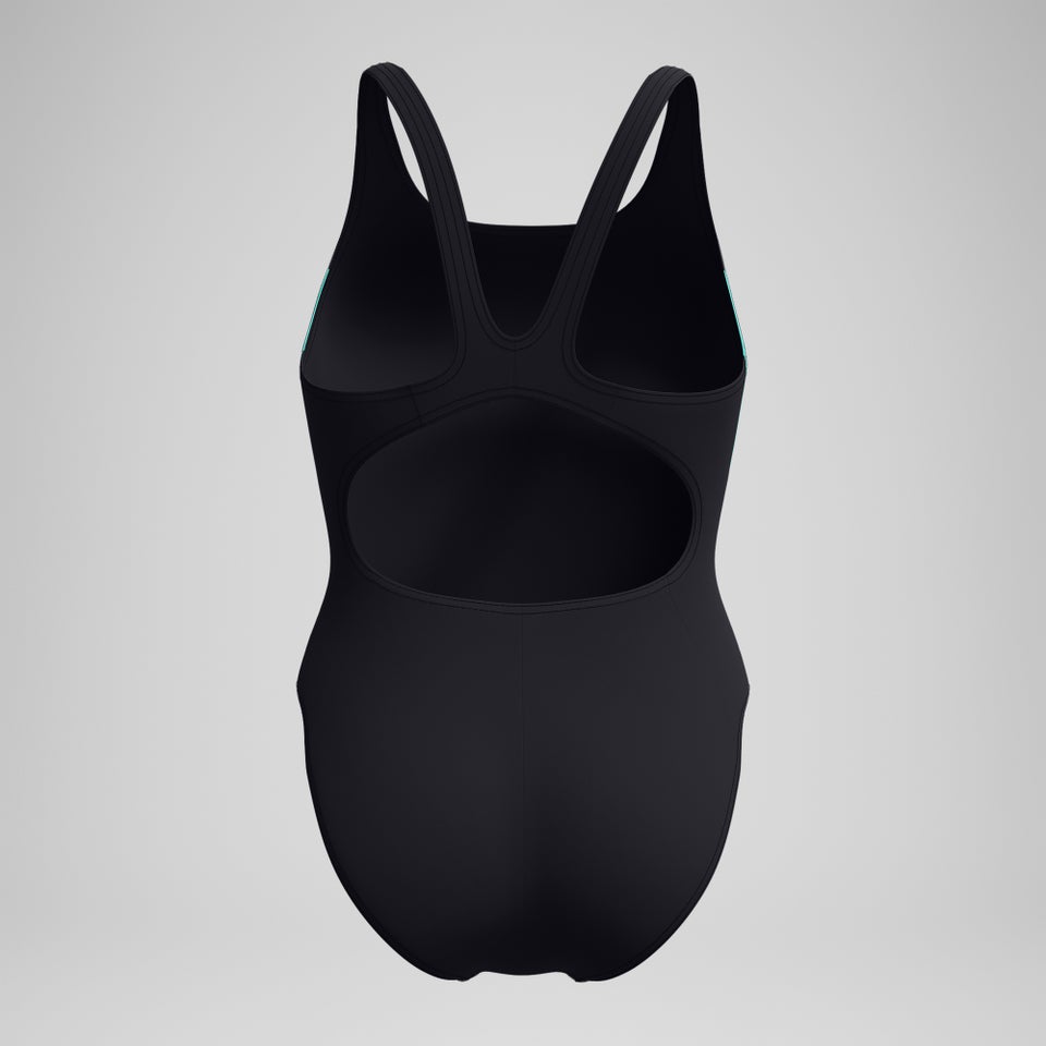 Women's Colourblock 2.0 Swimsuit Black/Turquoise