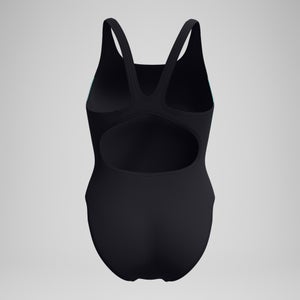 Women's Colourblock 2.0 Swimsuit Black/Turquoise