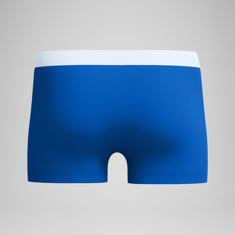 Square Leg Jetstream Retro couleur unie pour hommes, bleu