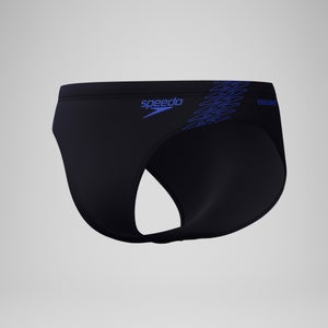 HyperBoom Splice-Badehose Schwarz/Blau für Herren