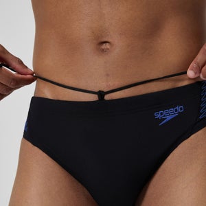 HyperBoom Splice-Badehose Schwarz/Blau für Herren