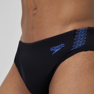 HyperBoom Splice-Badehose Schwarz/Blau für Herren