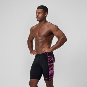 HyperBoom Panel-Schwimmhose Schwarz/Pink für Herren