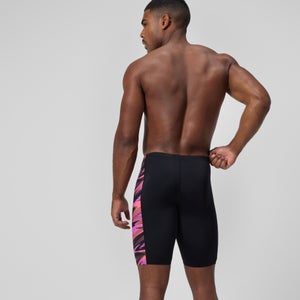 HyperBoom Panel-Schwimmhose Schwarz/Pink für Herren