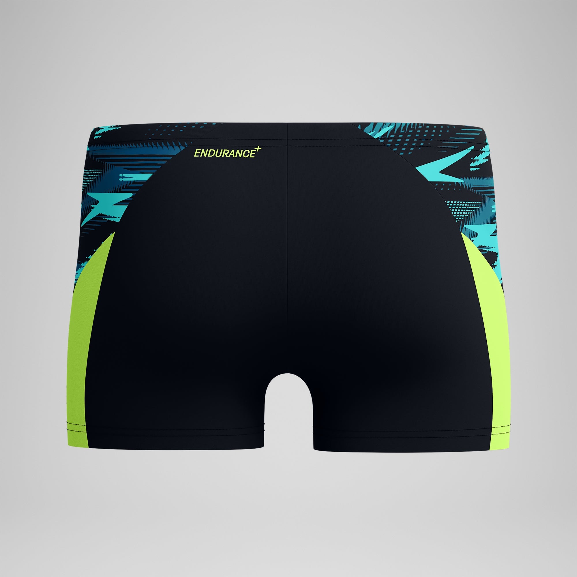 Men's Endurance+ Max Splice Square Leg Black/Green | Speedo USA