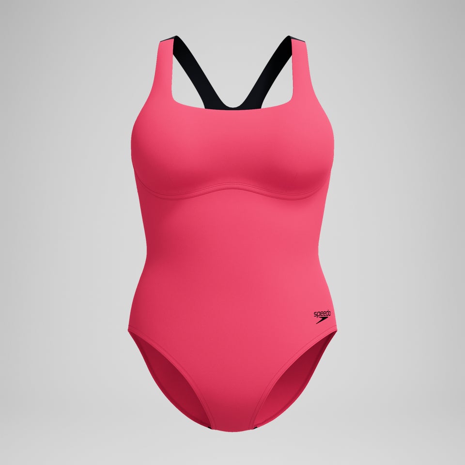 Women's Racerback Swimsuit Pink