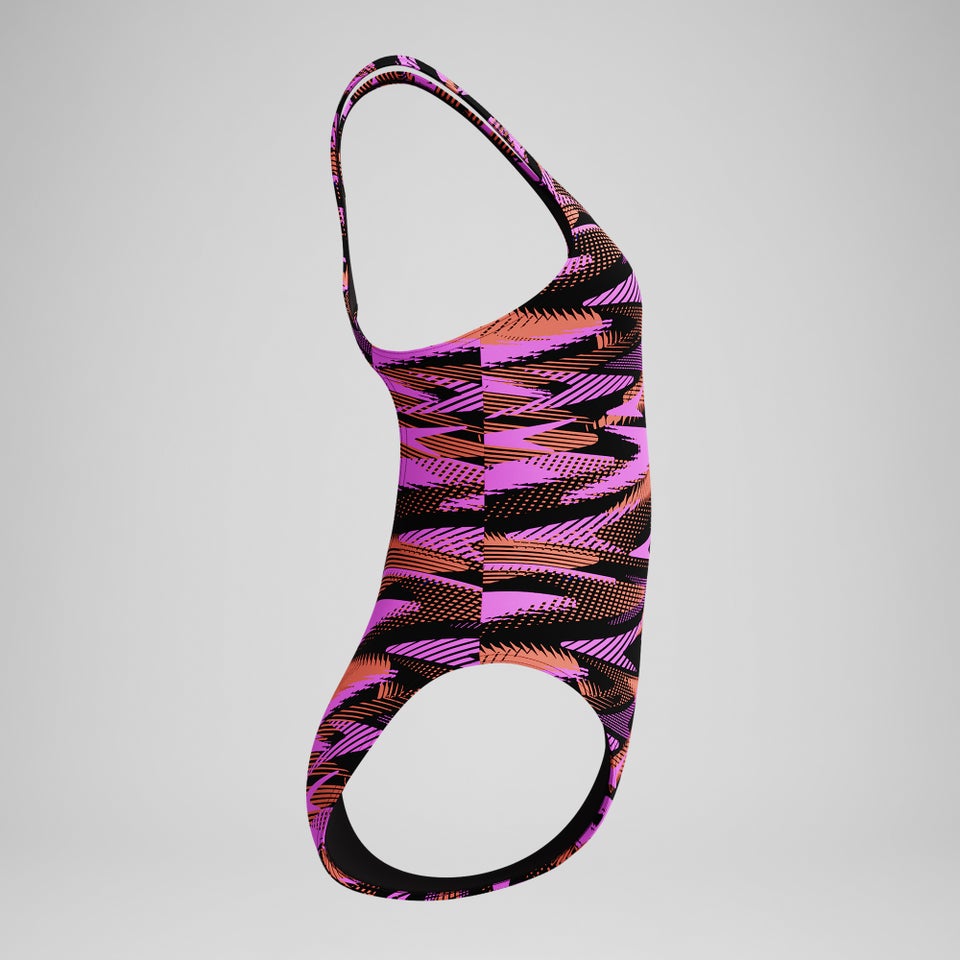 Women's HyperBoom Allover Medalist One Piece Pink/Orange