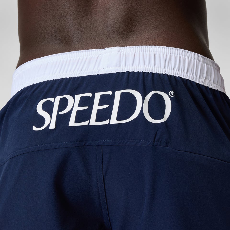 Men's Jetstream Retro Logo Volley 16" Swim Trunks Navy