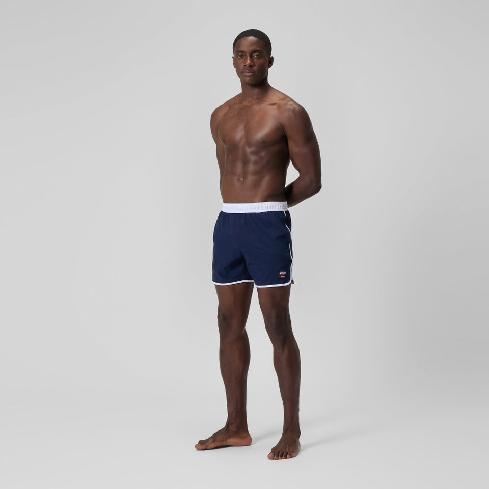 Men's Jetstream Retro Logo Volley 16" Swim Trunks Navy