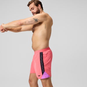 Men's Hyperboom Splice 16" Swim Trunks Pink
