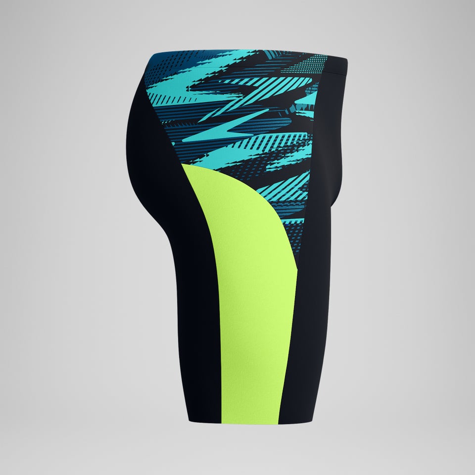 Endurance+ Max Splice-Schwimmhose Schwarz/Gelb für Herren