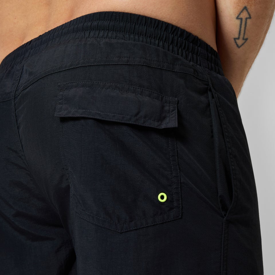 Men's Medley Logo 16" Swim Trunks Black/Yellow