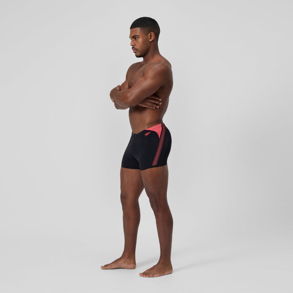 Men's HyperBoom Splice Aquashort Black/Coral