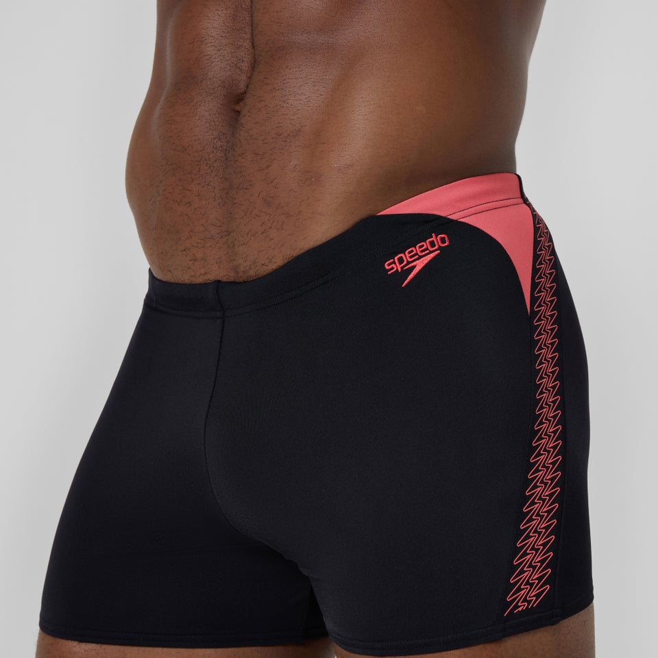Men's HyperBoom Splice Aquashort Black/Coral