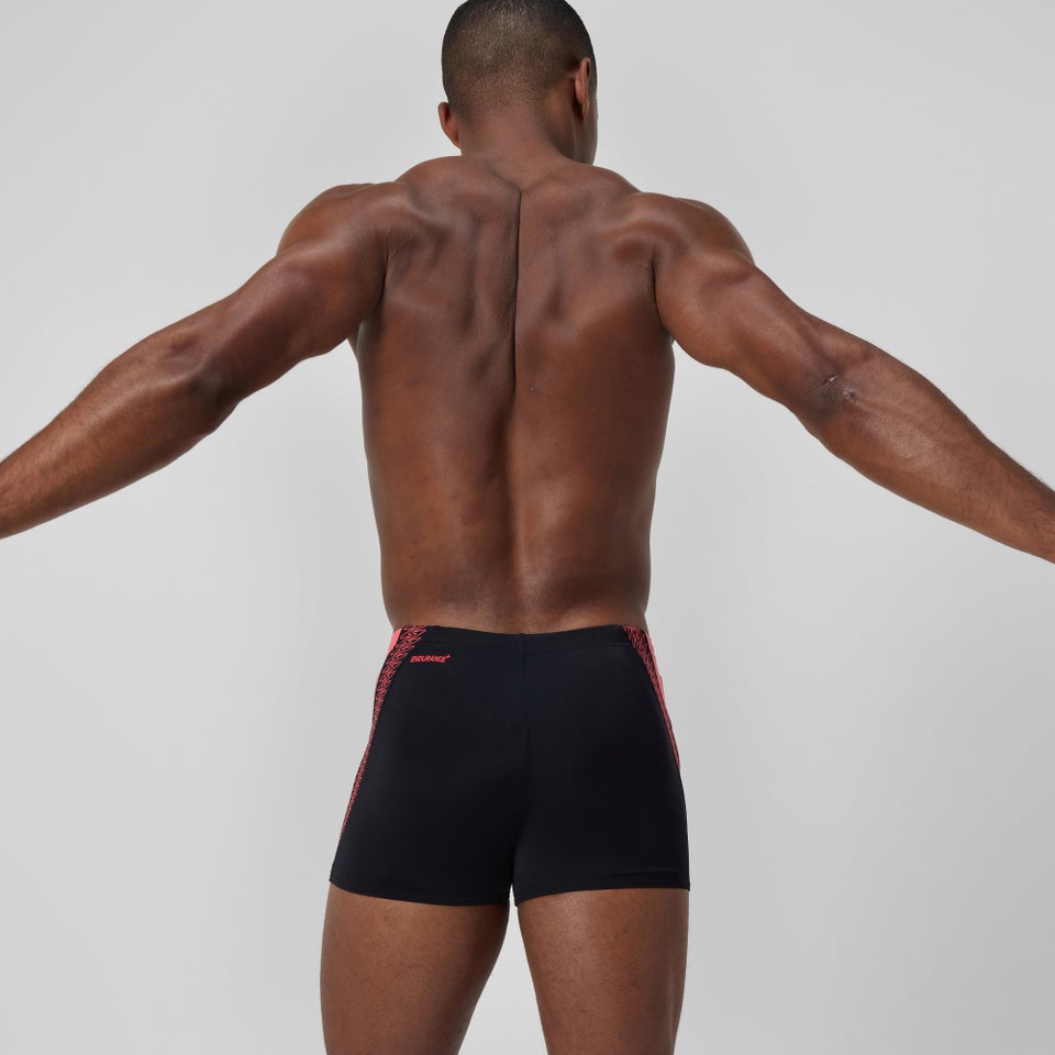 Men's HyperBoom Splice Aquashort Black/Coral