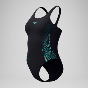 Women's Placement Muscleback One Piece Teal/Green