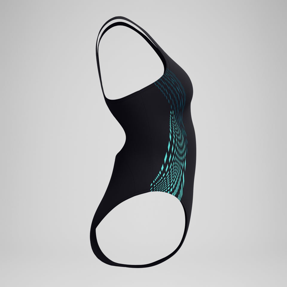 Women's Placement Muscleback One Piece Teal/Green