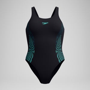 Women's Placement Muscleback One Piece Teal/Green