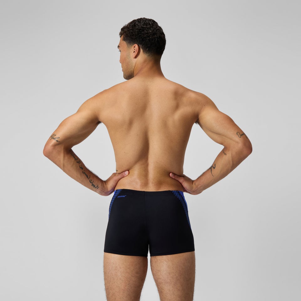 HyperBoom Splice-Aquashorts Schwarz/Blau für Herren
