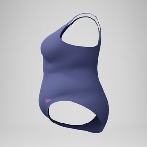 Maillot de bain Femme Plus Size effet galbant AquaNite bleu