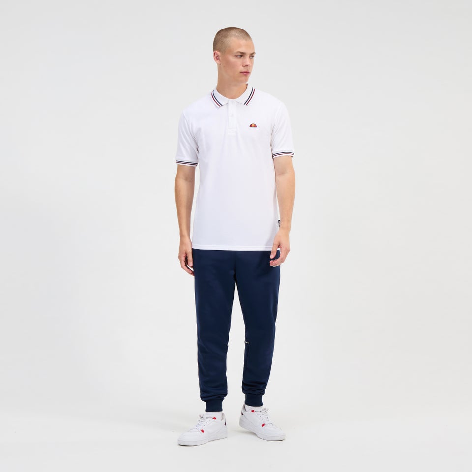 Men's Rooks Polo White/Navy/Red