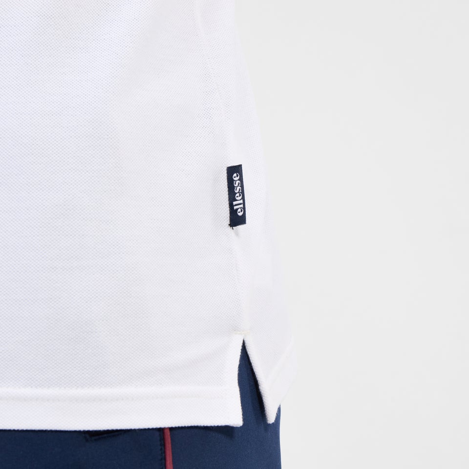 Men's Rooks Polo White/Navy/Red