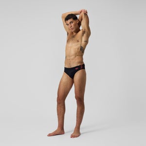 Men's HyperBoom Splice Brief Black/Coral