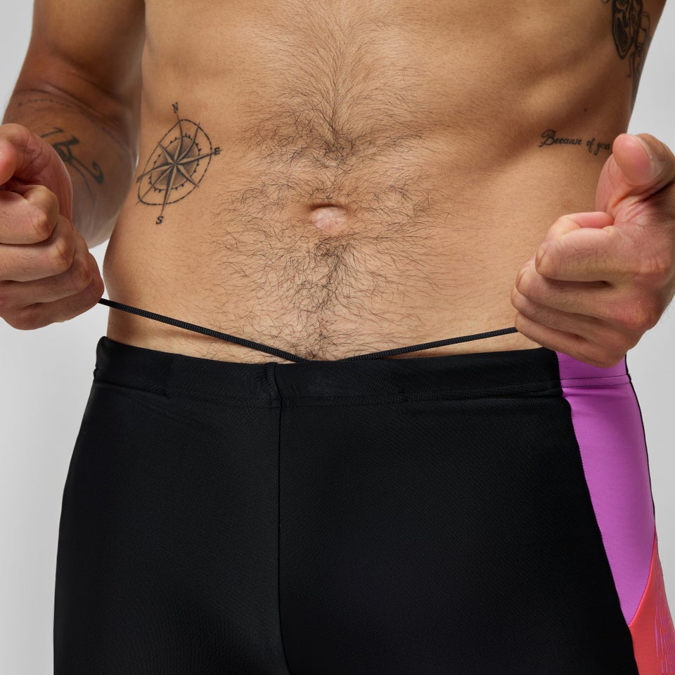 Dive Aquashorts Schwarz/Koralle für Herren