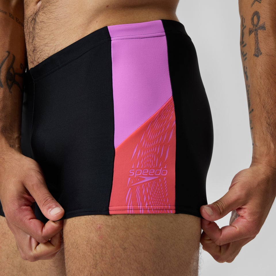 Dive Aquashorts Schwarz/Koralle für Herren