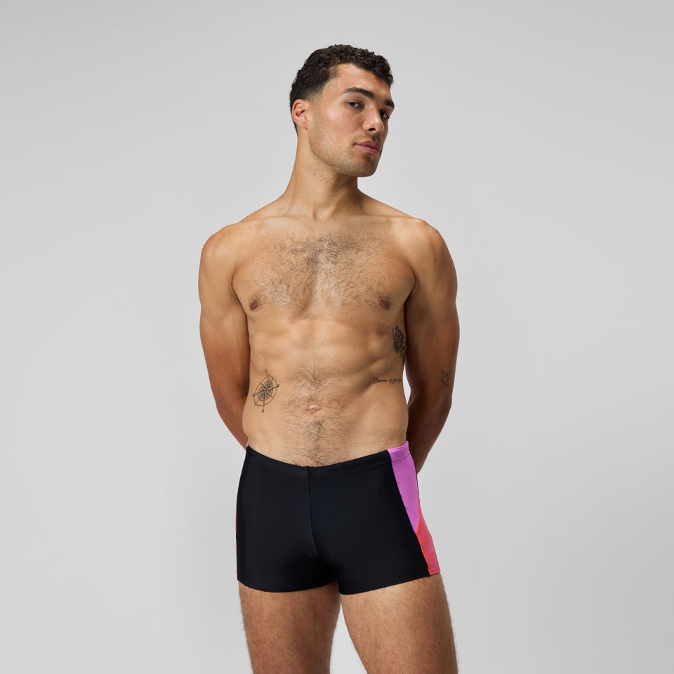 Dive Aquashorts Schwarz/Koralle für Herren