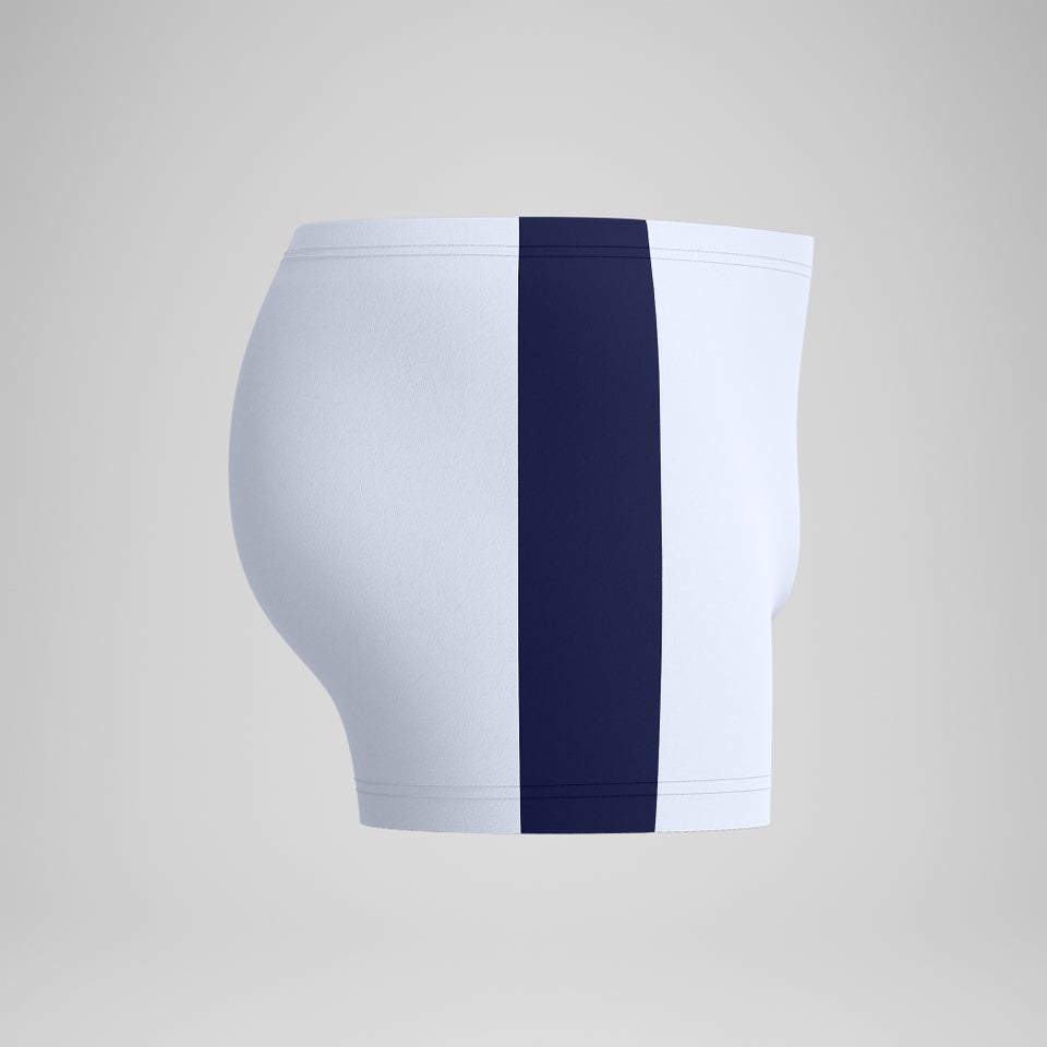 Men's Jetstream Retro Colorblock Square Leg White