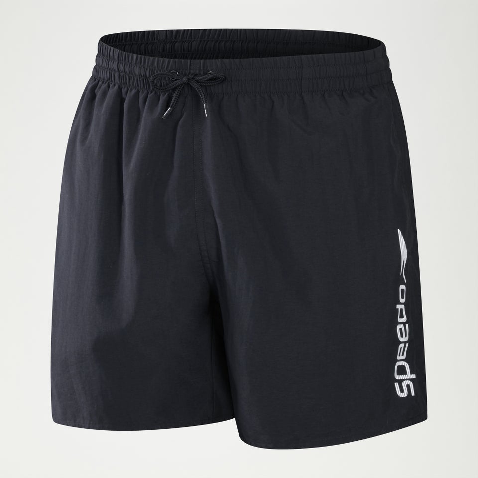 Men's Essentials 16" Swim Shorts Black/White