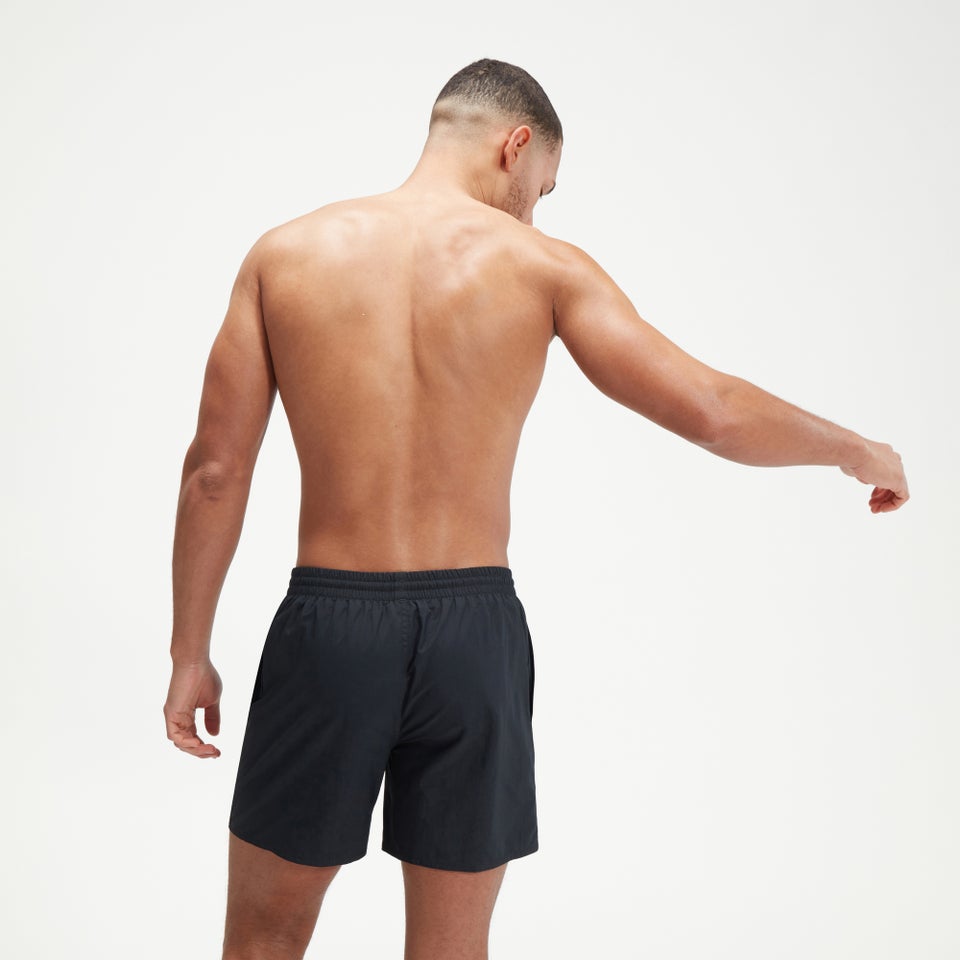 Men's Essentials 16" Swim Shorts Black/White