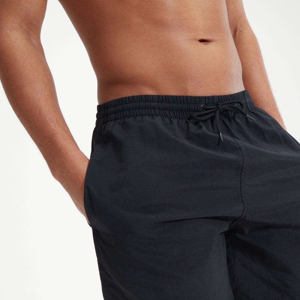 Men's Essentials 16" Swim Shorts Black/White