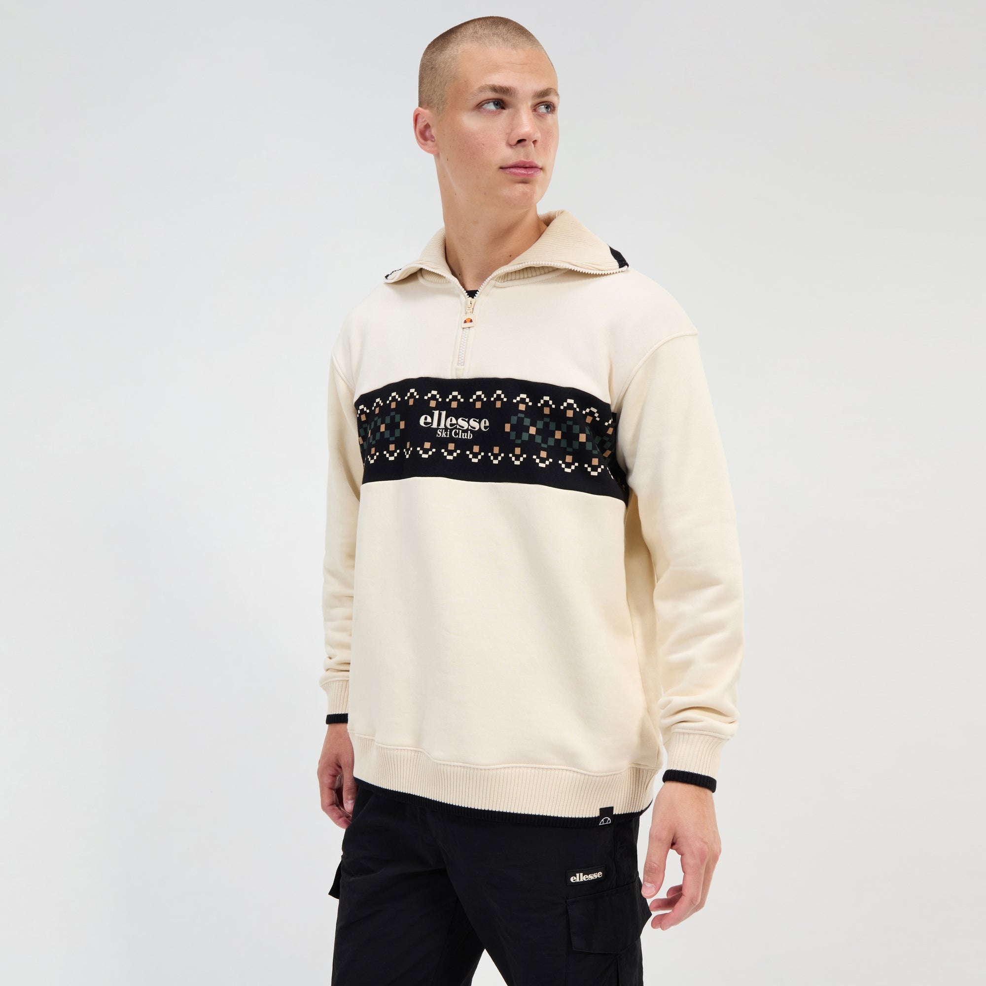 Men's Sheridan 1/4 Zip White | ellesse UK