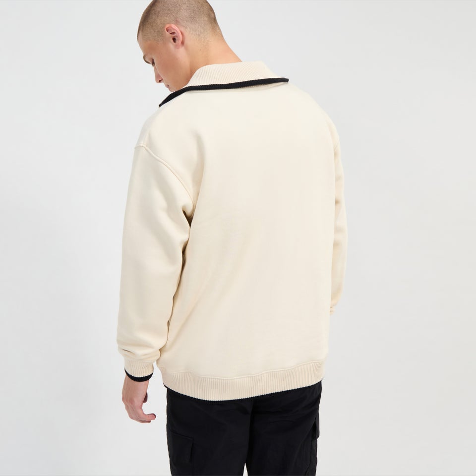 Sweatshirt Sheridan für Herren mit 1/4-Reißverschluss Weiß