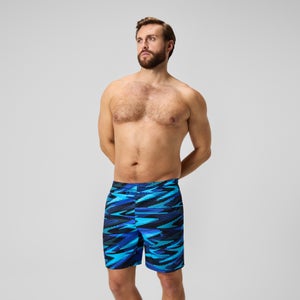 Xpress Lite Allover-Badeshorts 45 cm Blau für Herren
