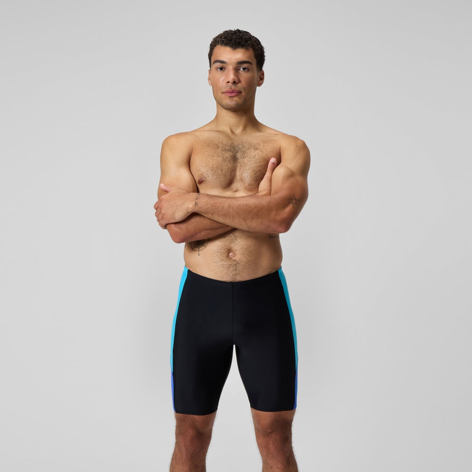Dive Schwimmhose Schwarz/Blau für Herren