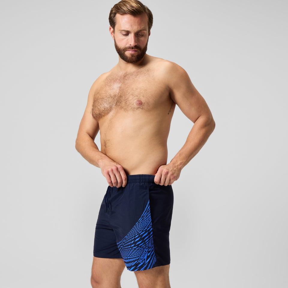Men's HyperBoom Splice 16'' Swim Shorts Navy/Blue