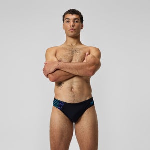 Men's Tech Panel 3" Brief Black/Blue