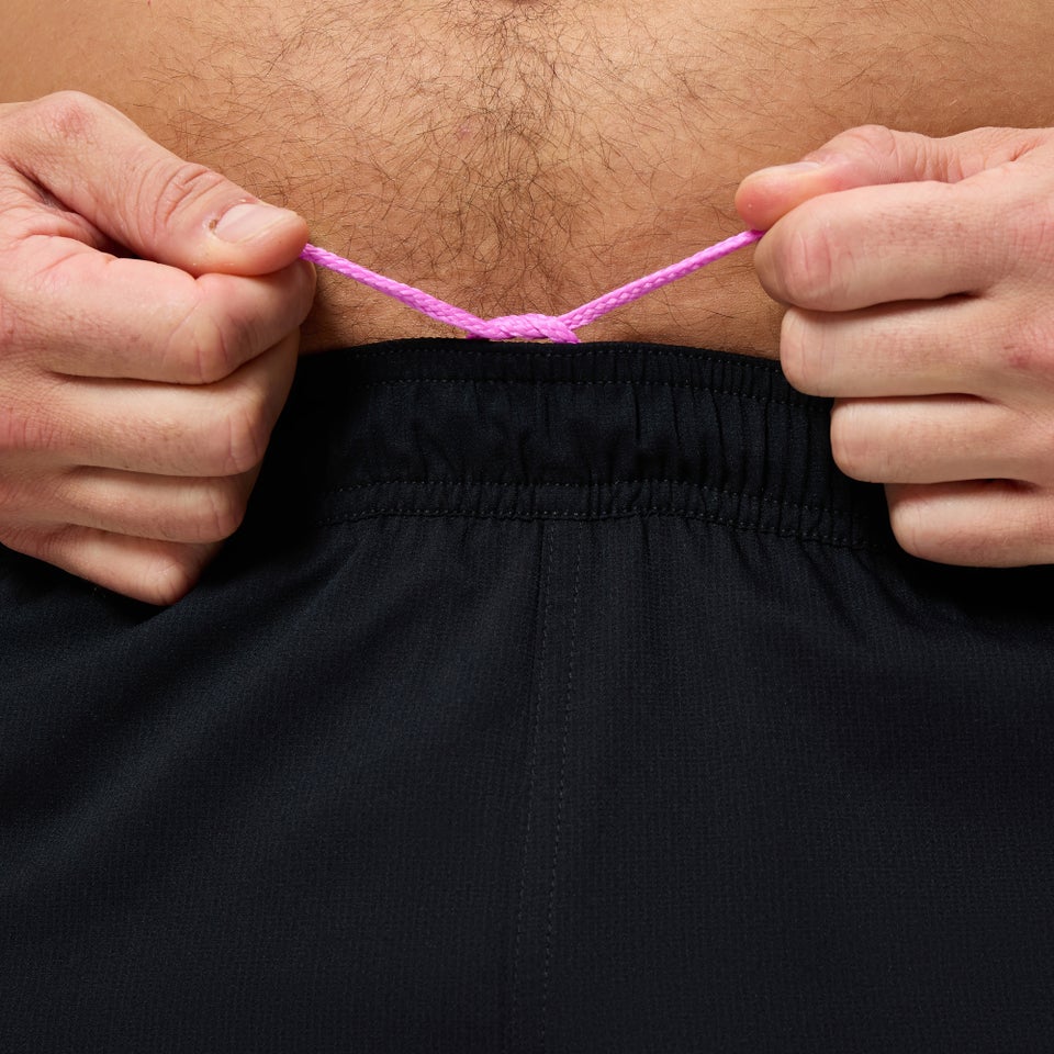 Xpress Lite Panel Badeshorts 40 cm Schwarz/Pink für Herren