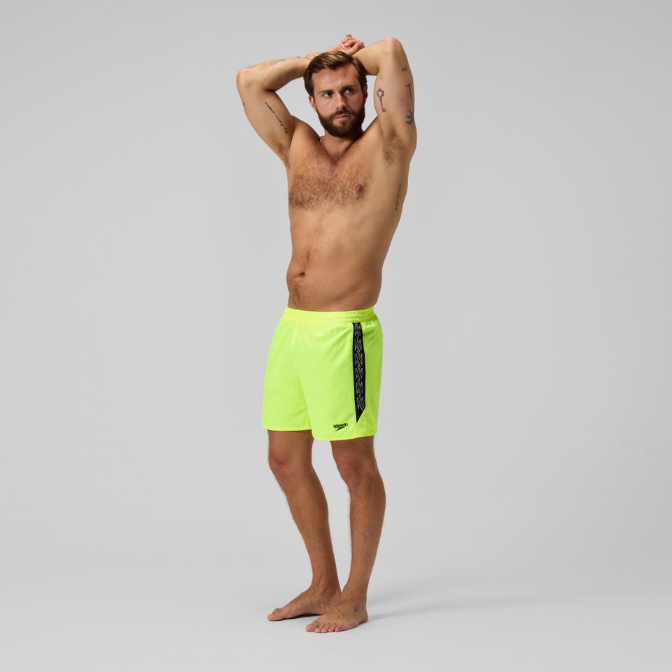 Men's Hyperboom Splice 16" Swim Trunks Yellow