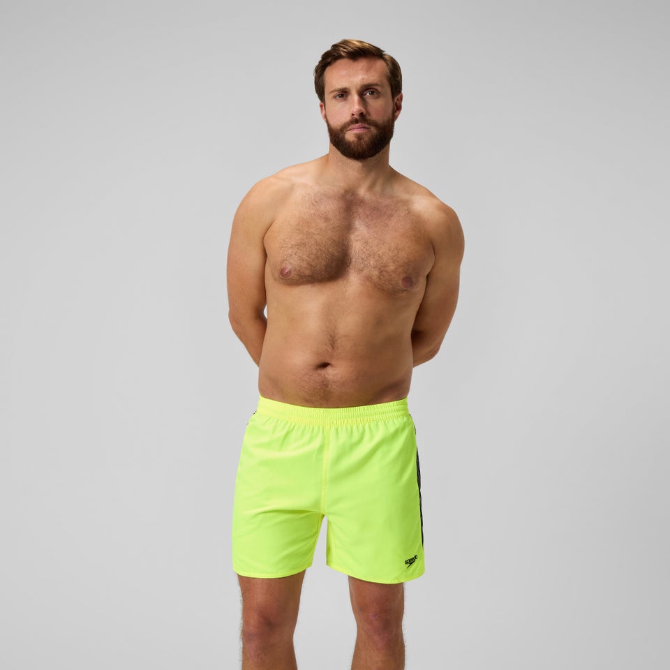 Men's Hyperboom Splice 16" Swim Trunks Yellow