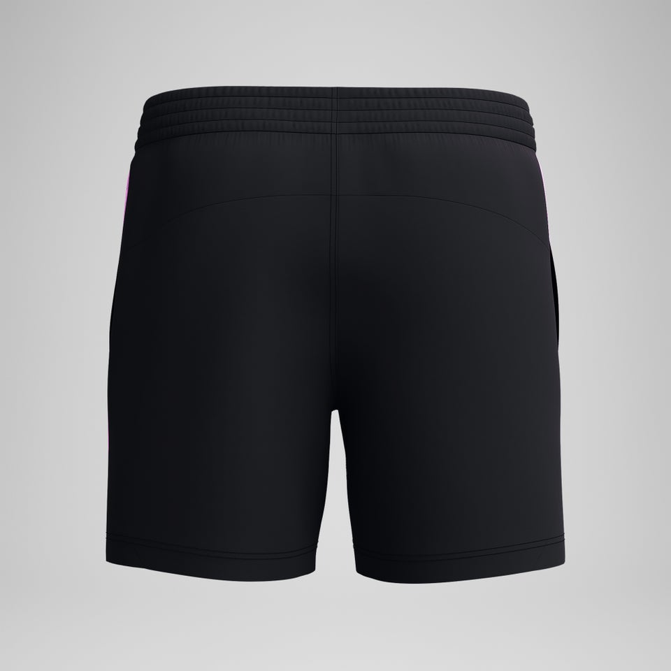 Men's Hyperboom Splice 16" Swim Trunks Black/Pink