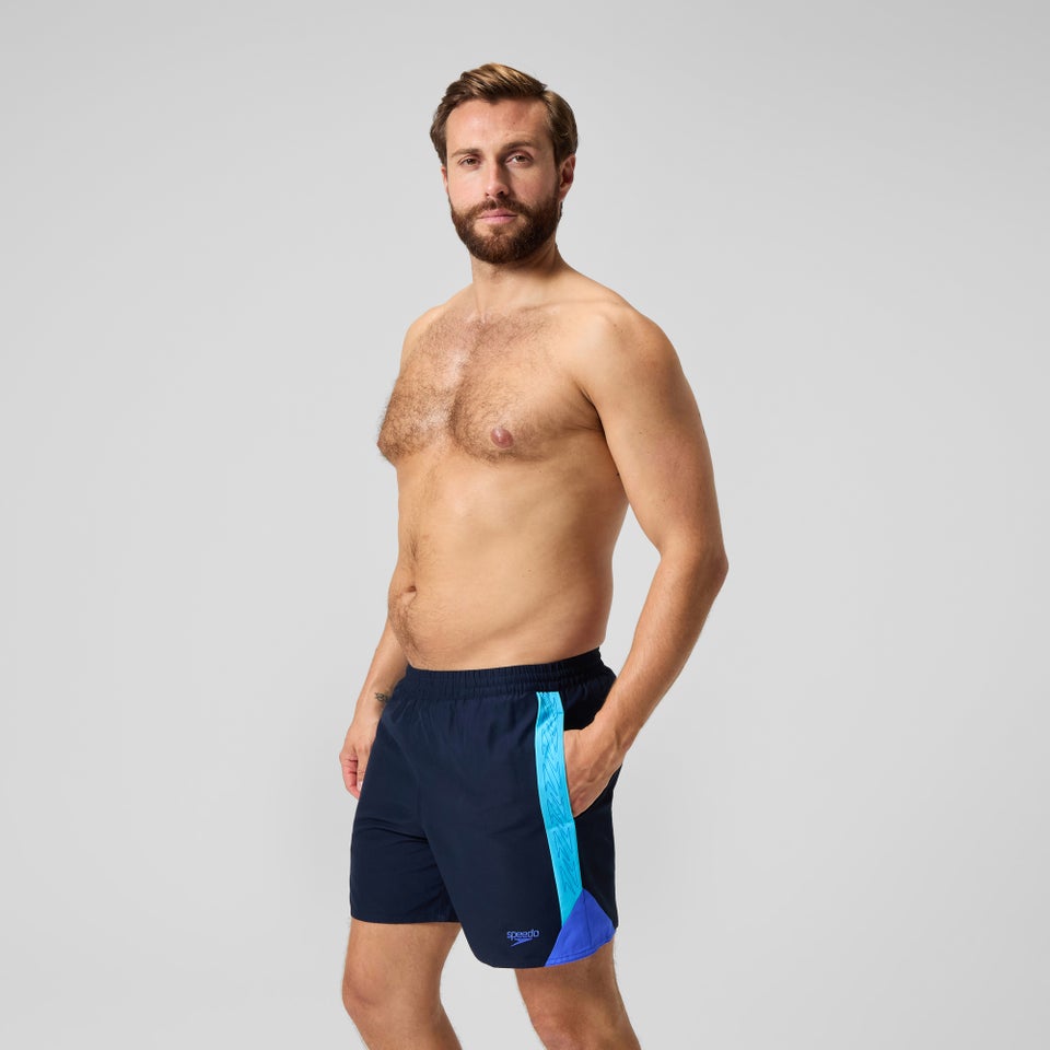 Men's Hyperboom Splice 16" Swim Trunks Blue